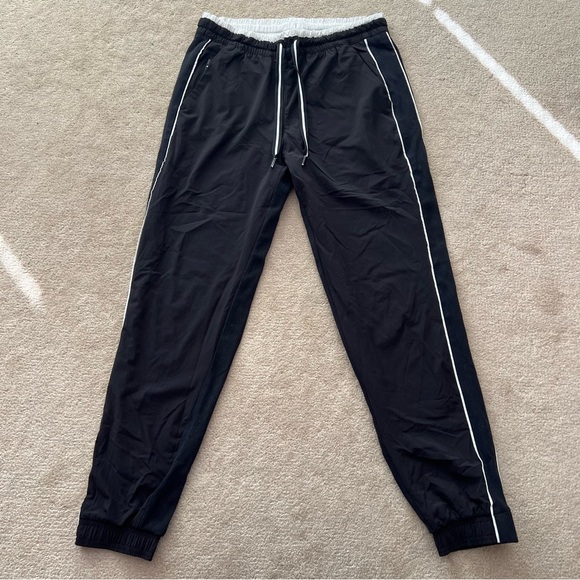 Athleta Brooklyn Jogger Colorblock Stripe Pant Size 6 - Picture 2 of 15